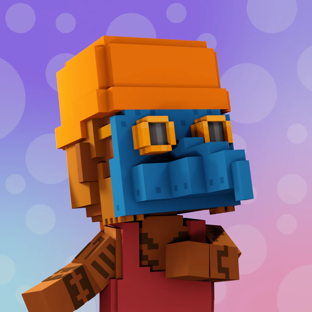 Pirate #6851 voxel render