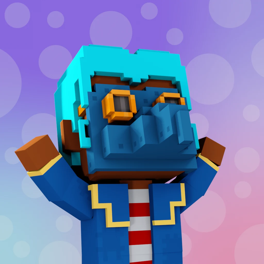 Pirate #6853 voxel render