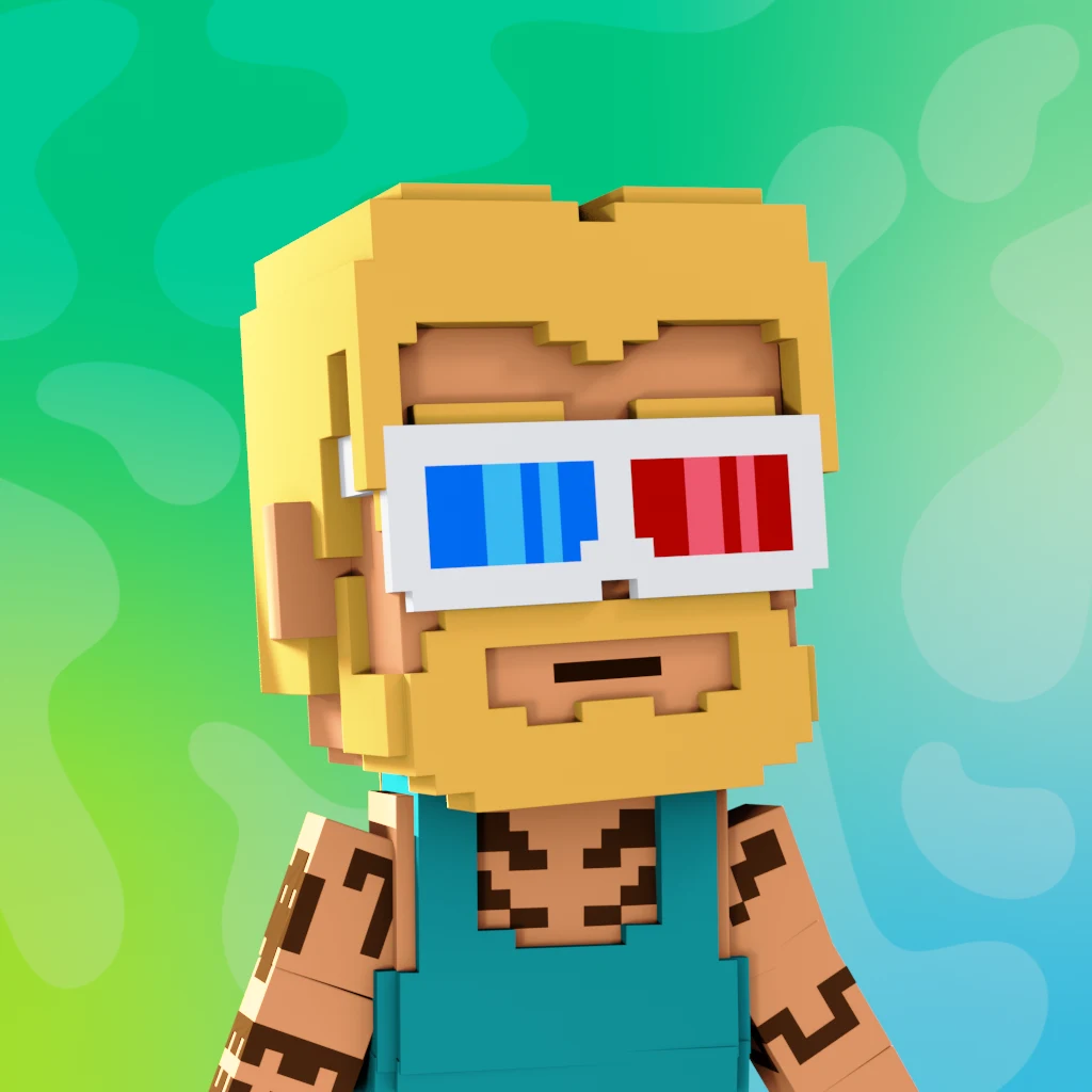 Pirate #6855 voxel render