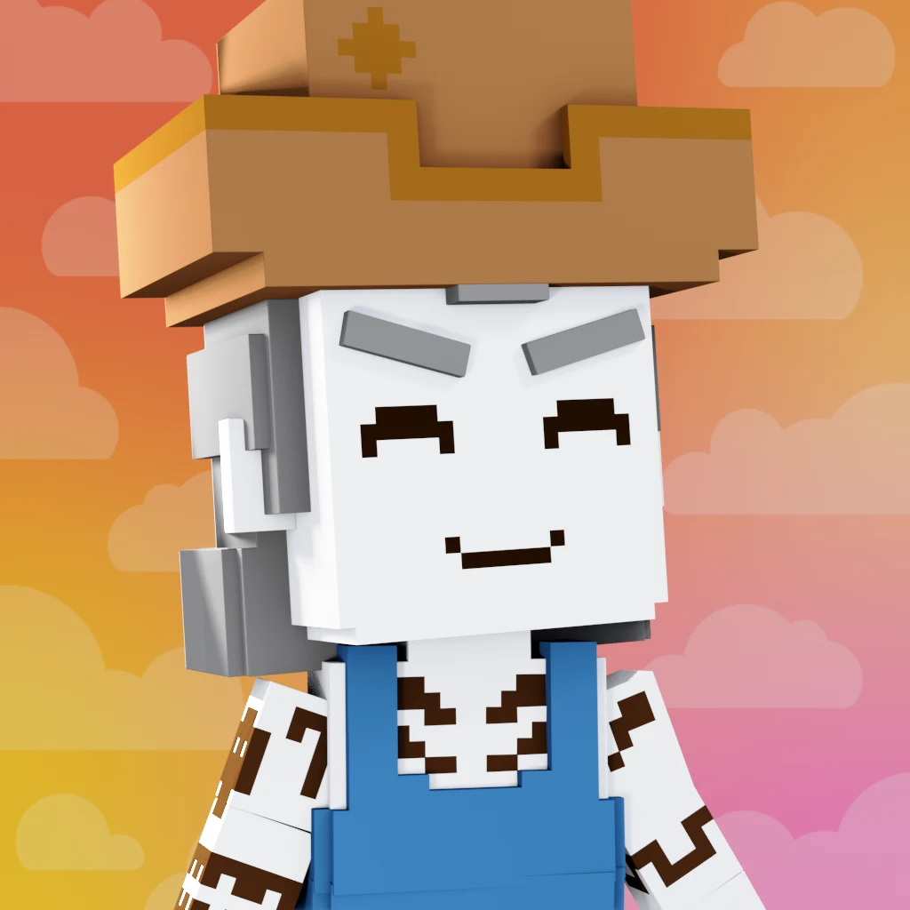 Pirate #6856 voxel render