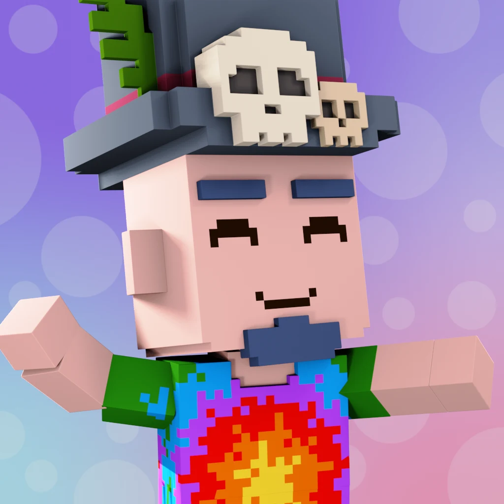 Pirate #6857 voxel render