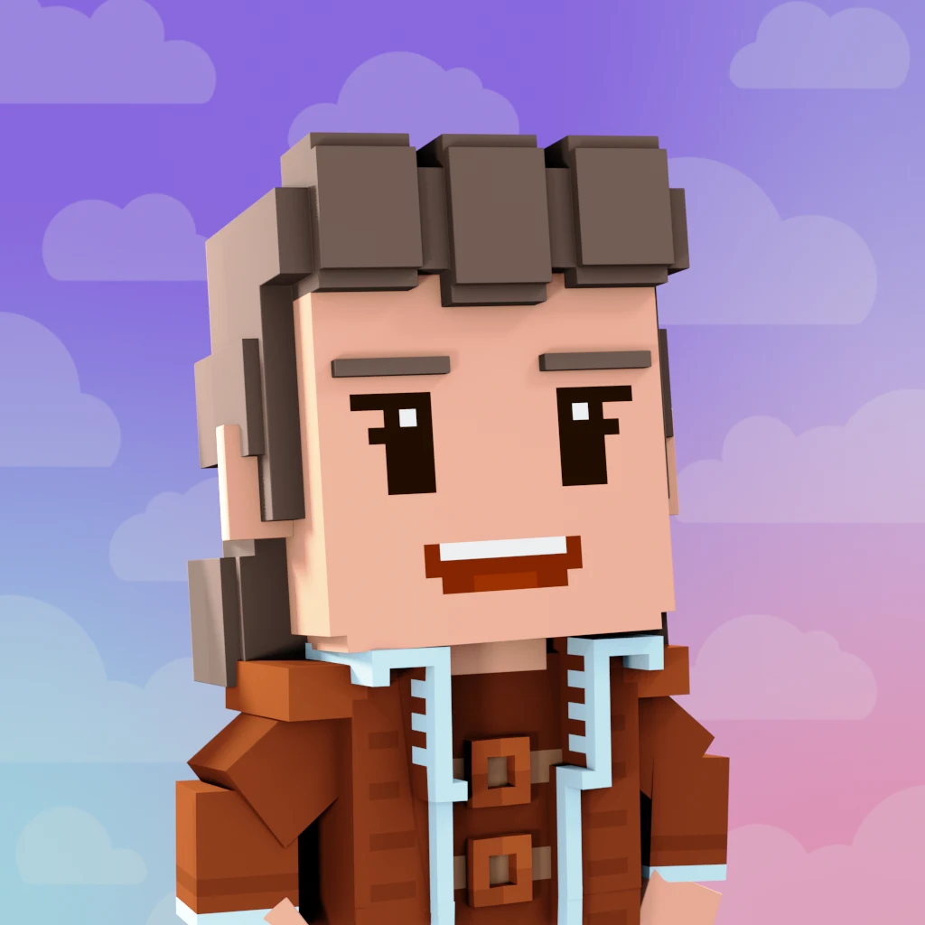 Pirate #686 voxel render