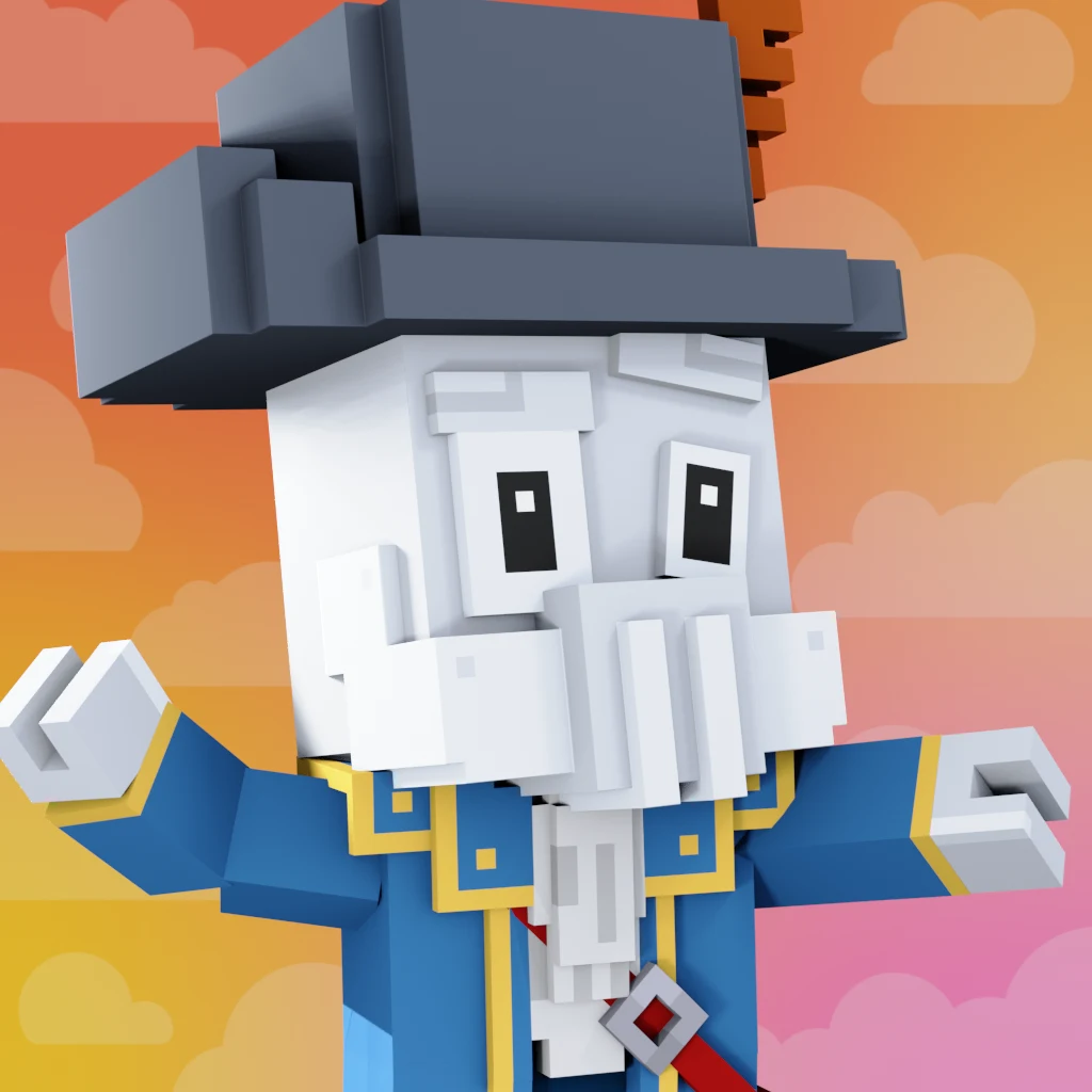 Pirate #6865 voxel render