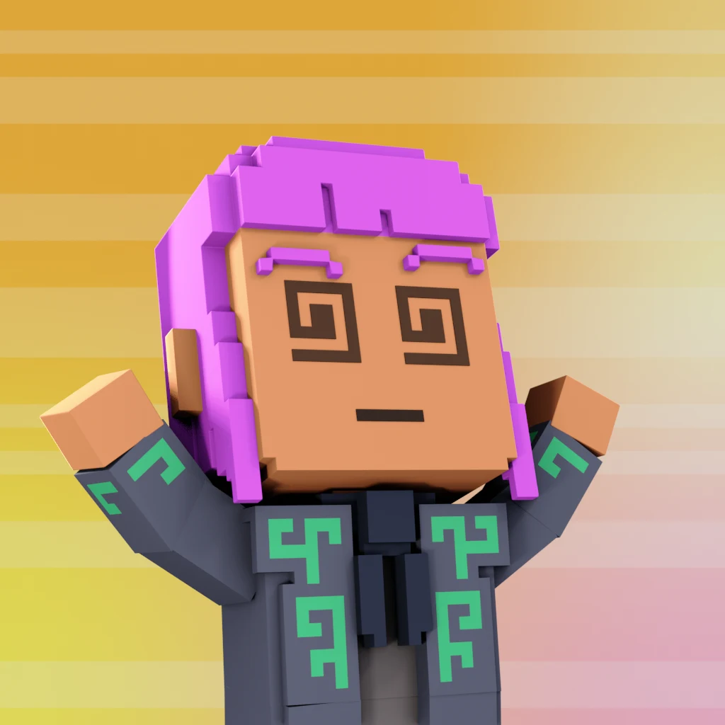 Pirate #6867 voxel render