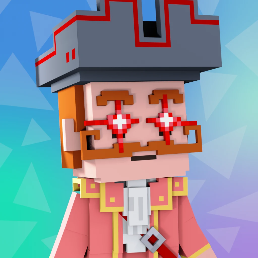 Pirate #6870 voxel render