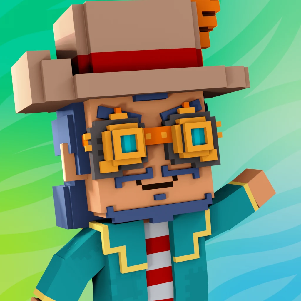 Pirate #6871 voxel render