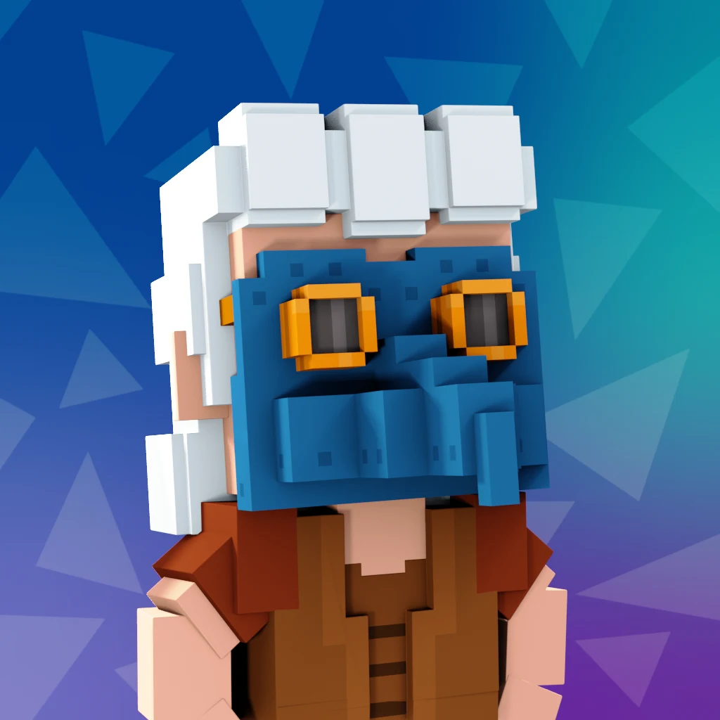 Pirate #6872 voxel render