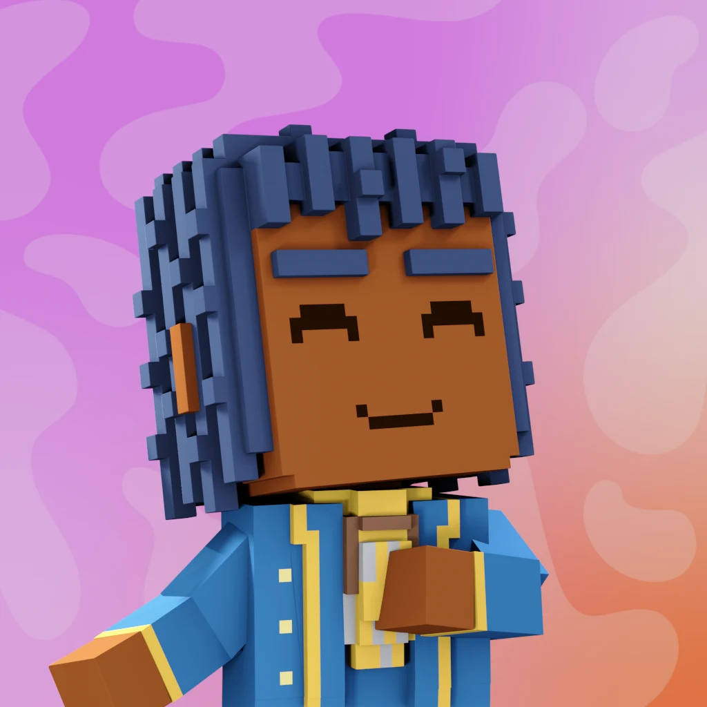 Pirate #6874 voxel render