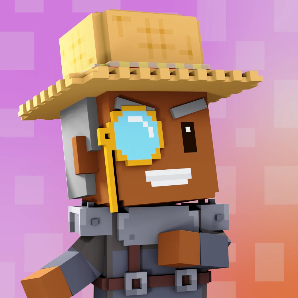 Pirate #6878 voxel render