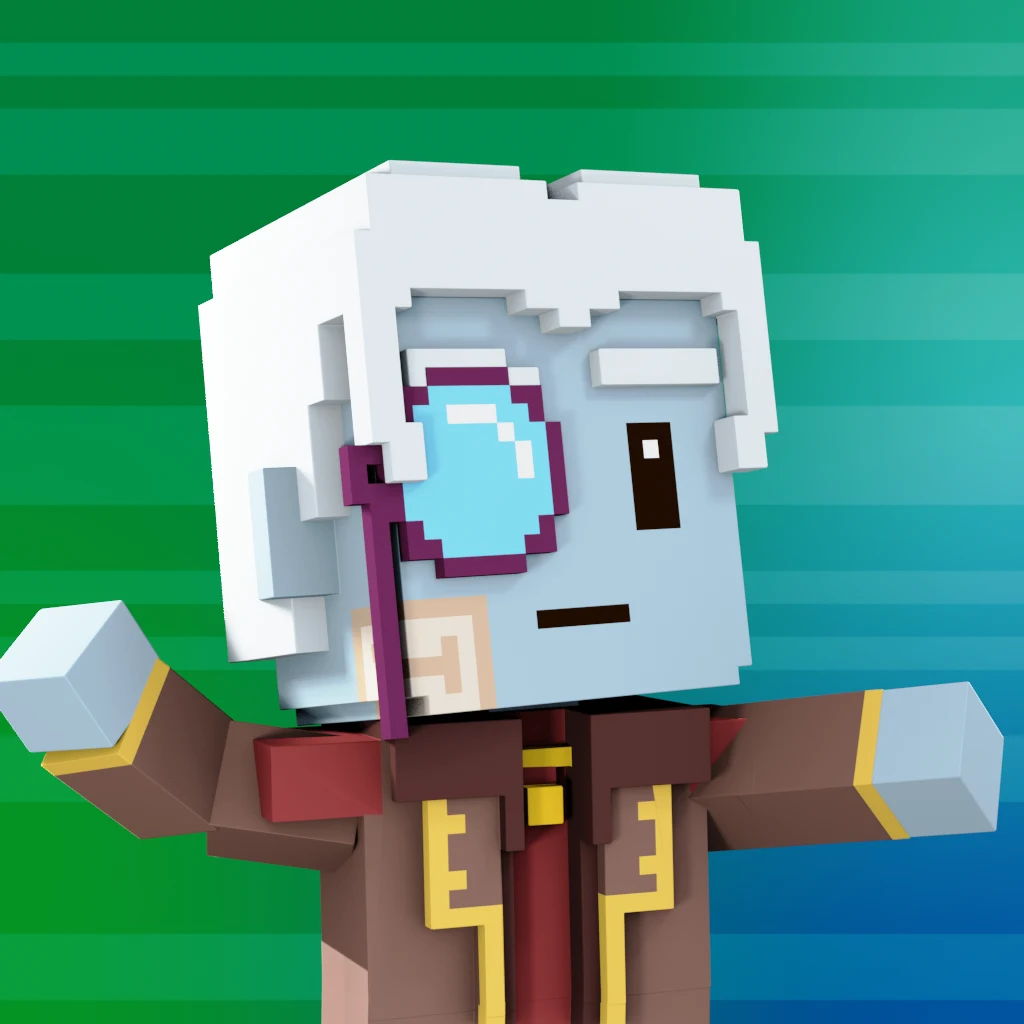Pirate #6881 voxel render