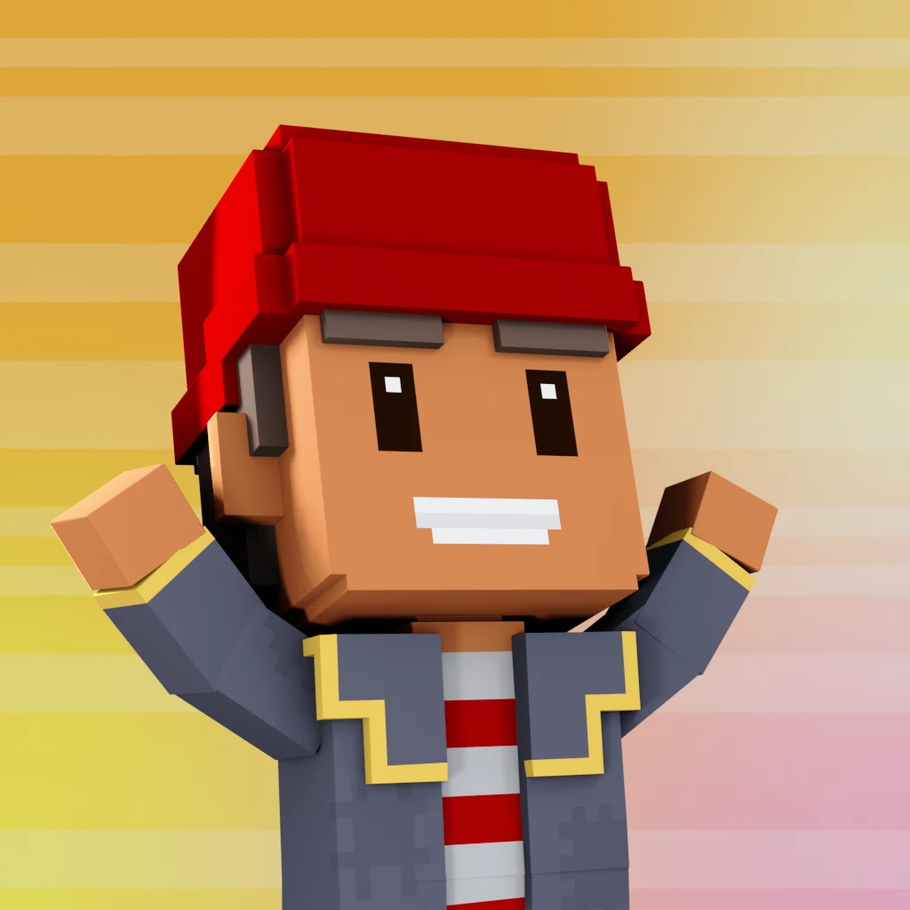 Pirate #6882 voxel render