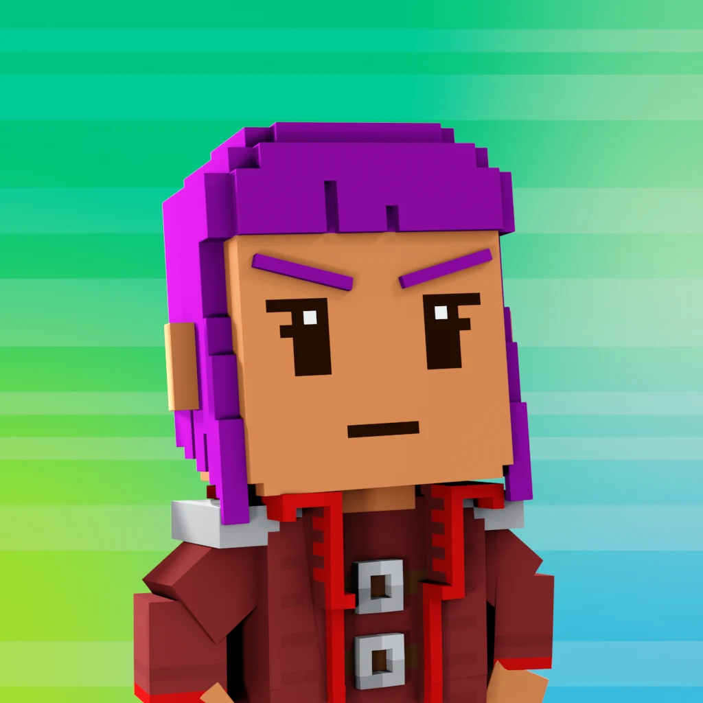 Pirate #6884 voxel render
