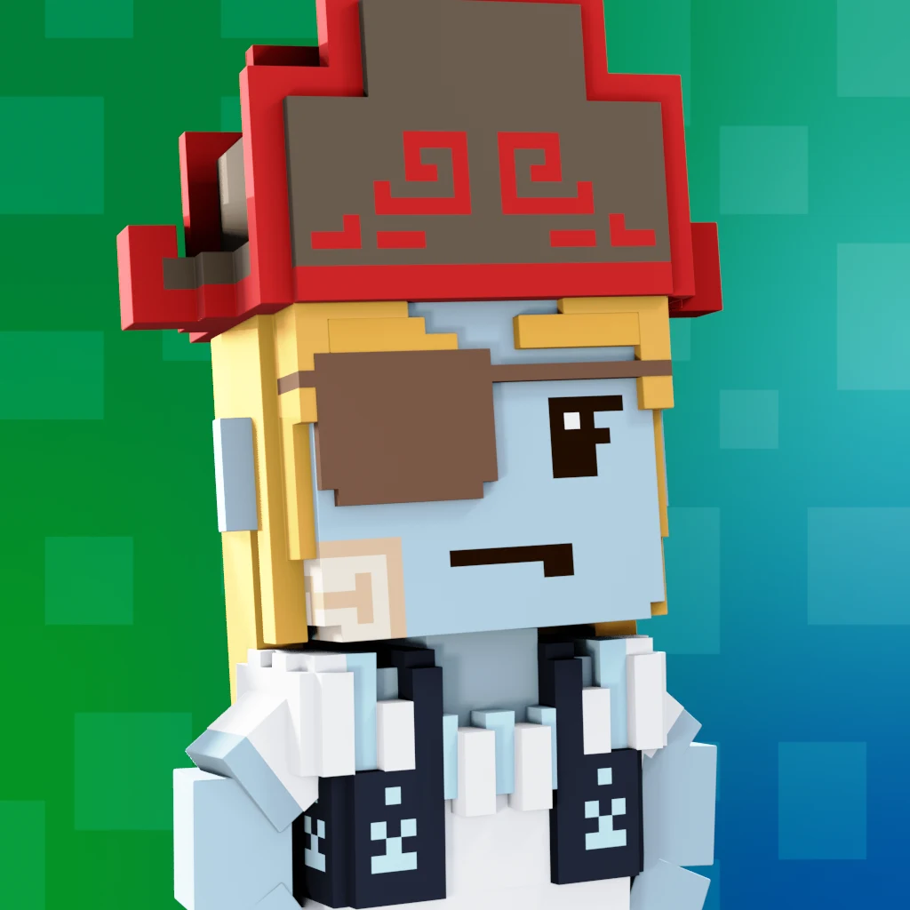 Pirate #6885 voxel render