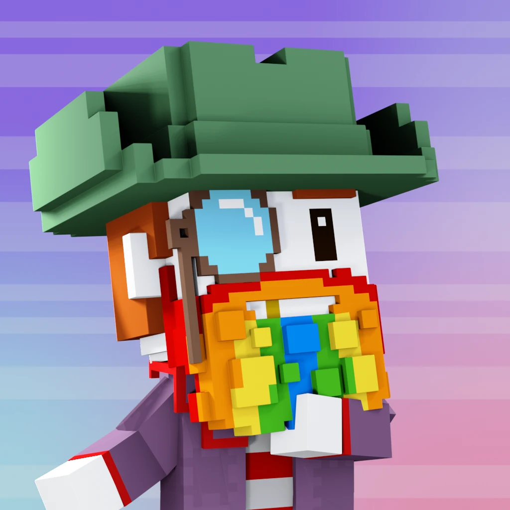 Pirate #6886 voxel render
