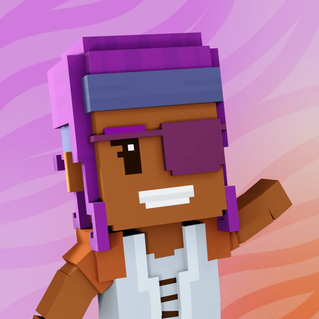Pirate #6887 voxel render