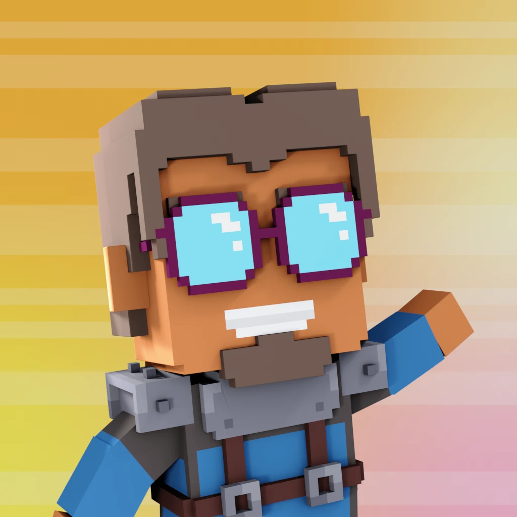 Pirate #6888 voxel render