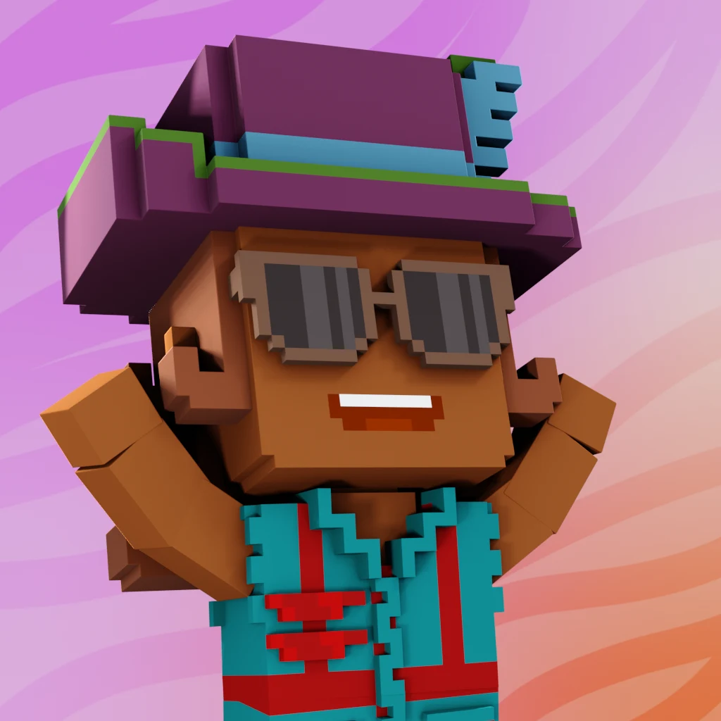 Pirate #6889 voxel render