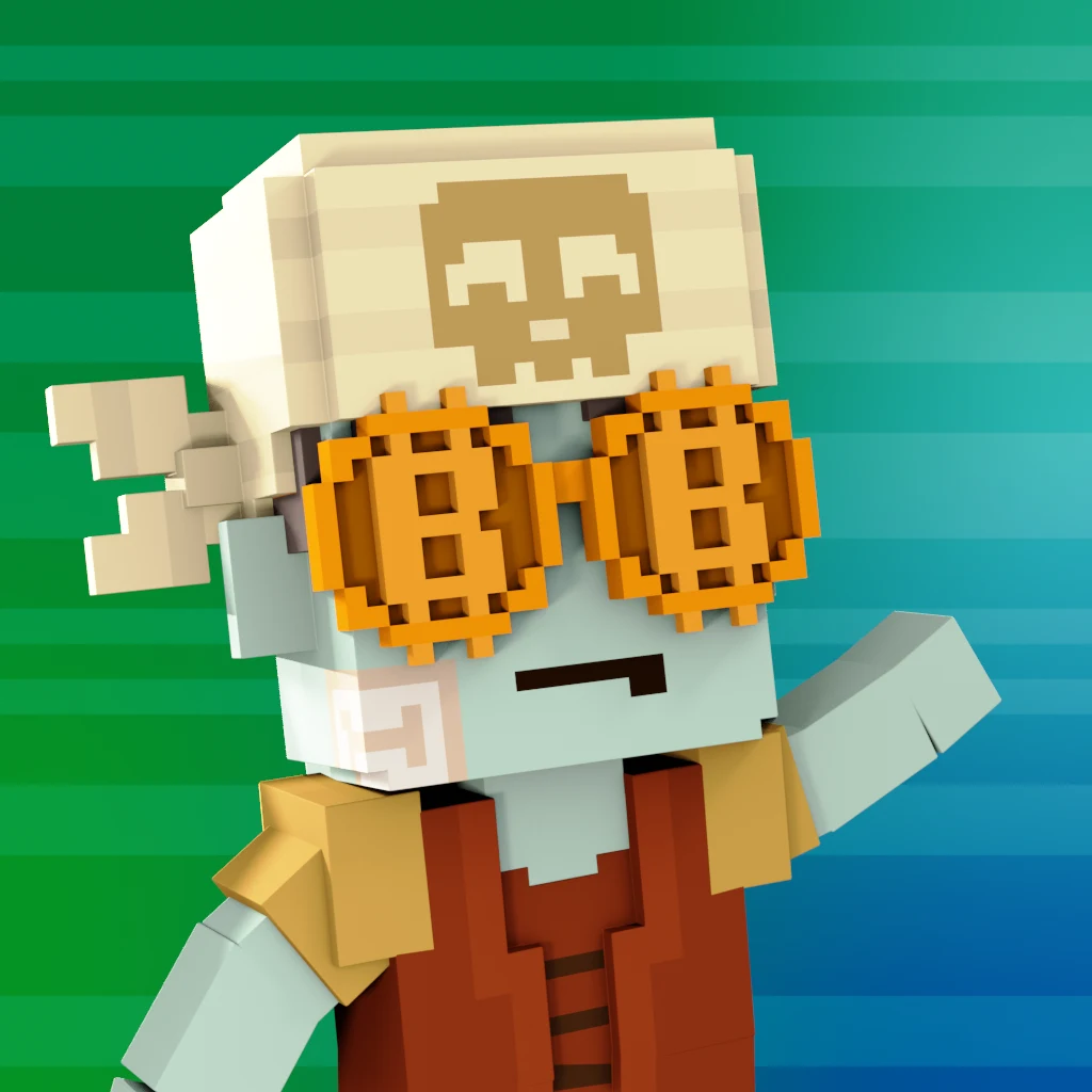 Pirate #689 voxel render