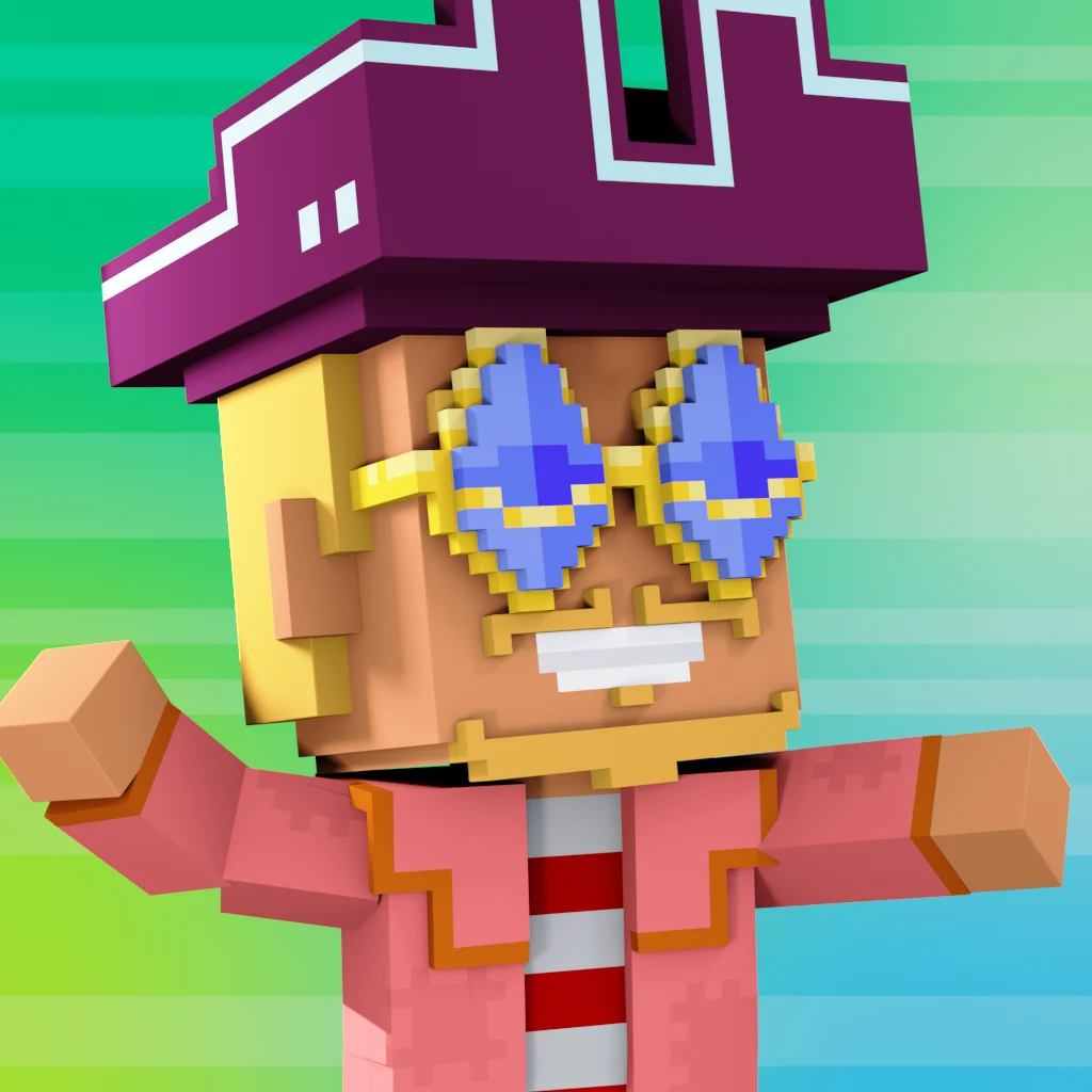 Pirate #6893 voxel render