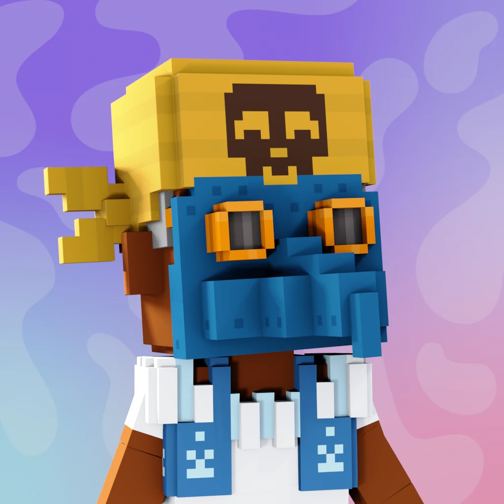 Pirate #6897 voxel render