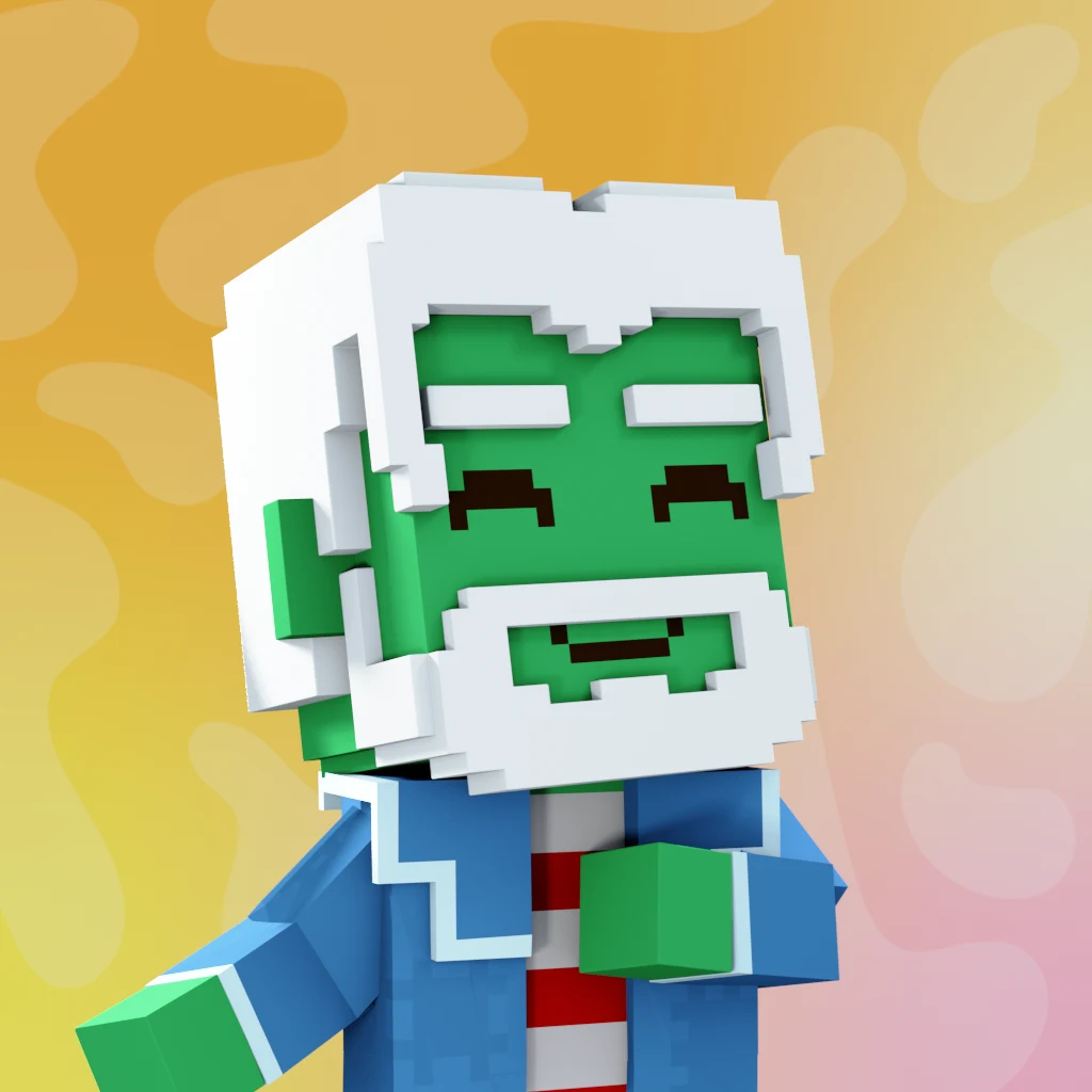 Pirate #690 voxel render