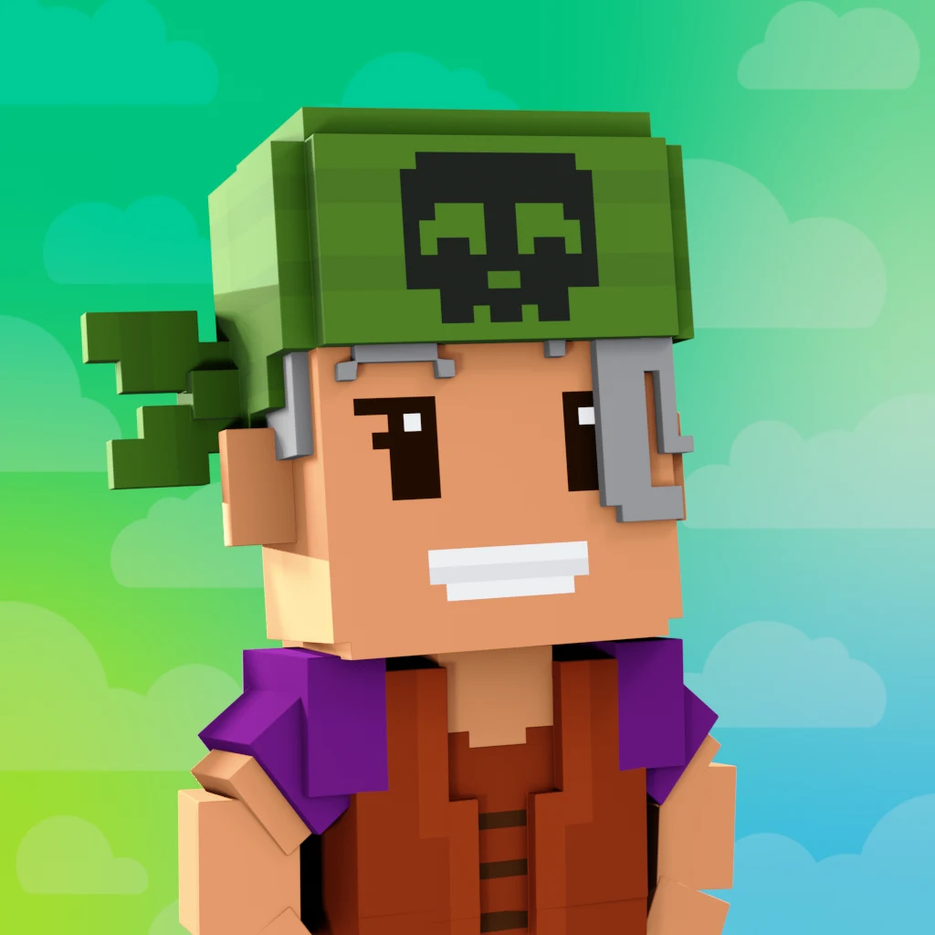 Pirate #6902 voxel render