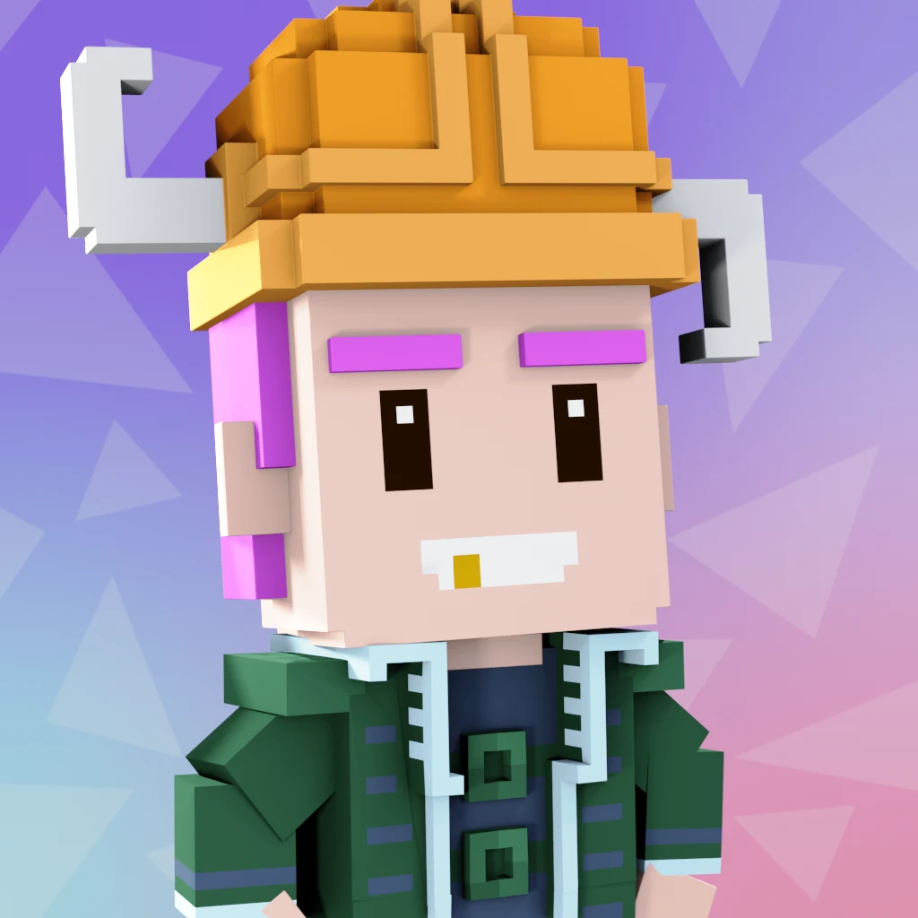 Pirate #6903 voxel render
