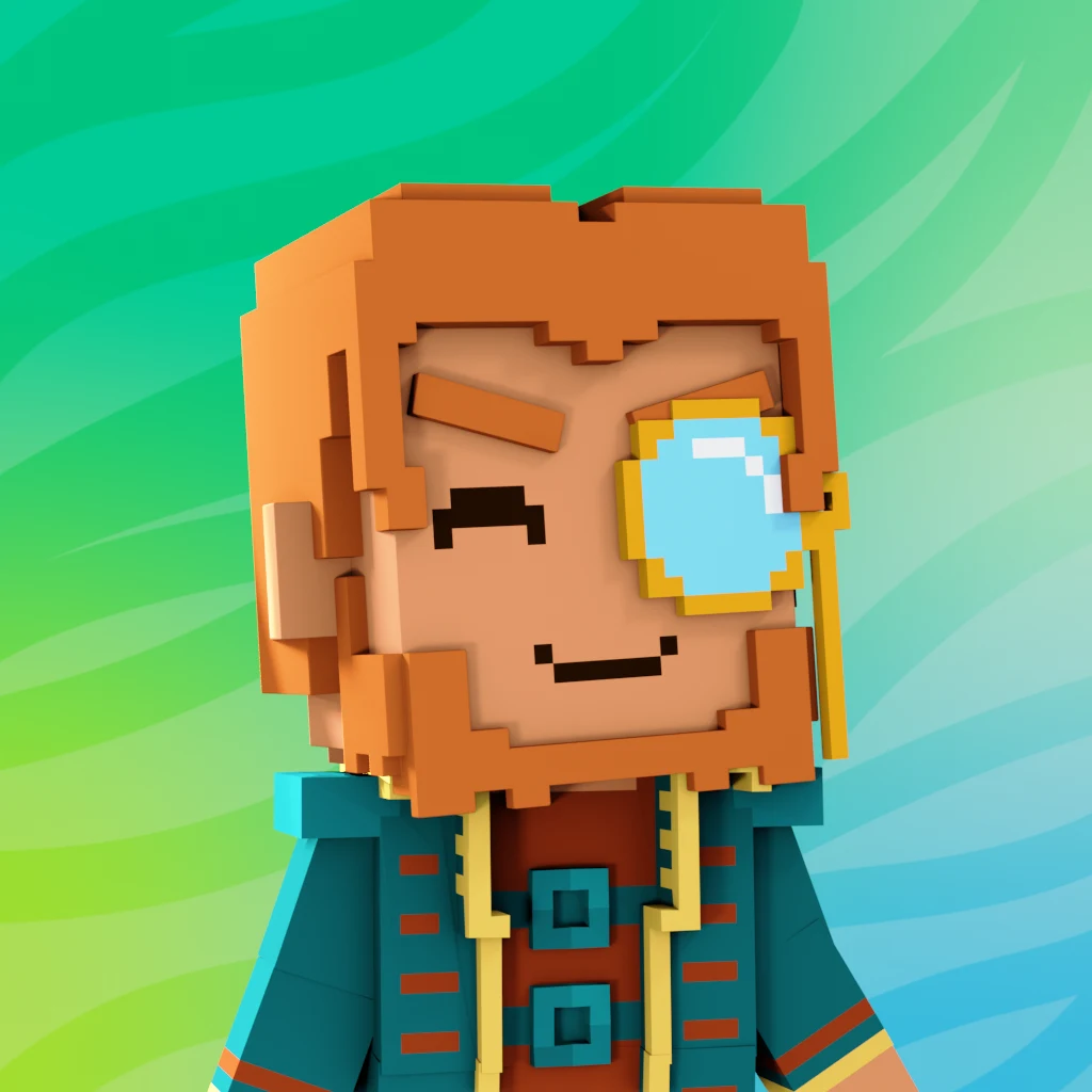 Pirate #6906 voxel render