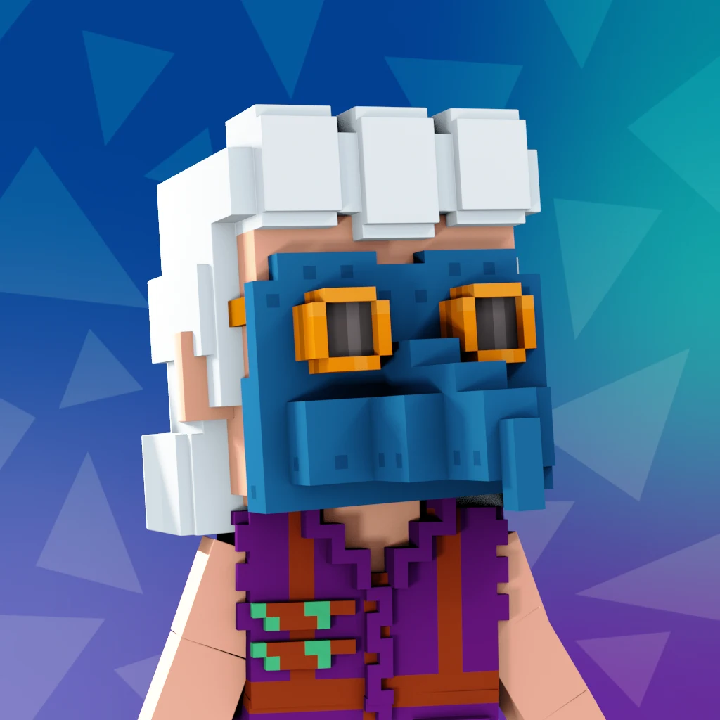 Pirate #6909 voxel render