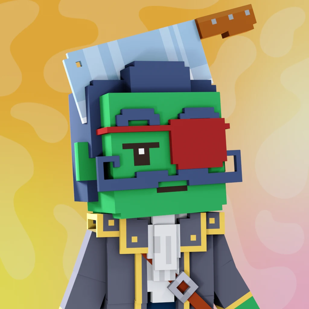 Pirate #6910 voxel render