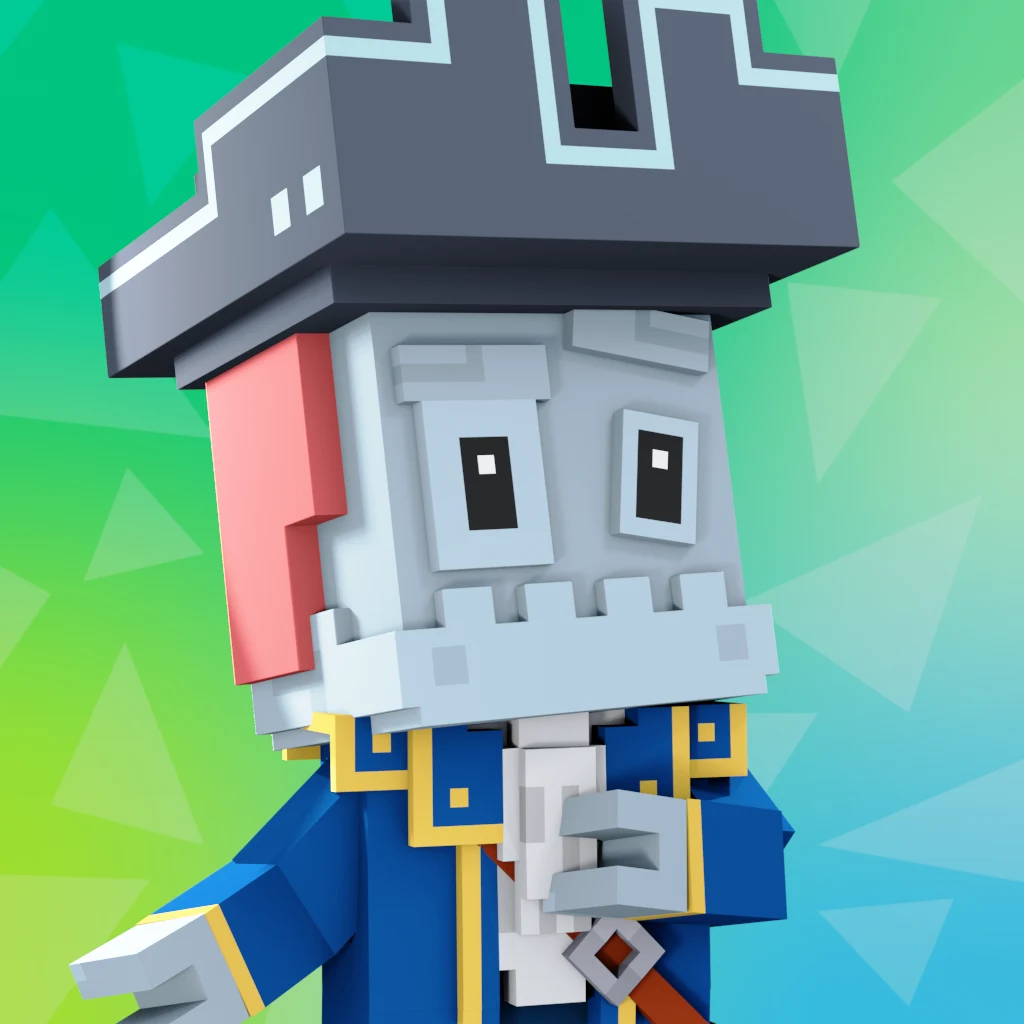 Pirate #6911 voxel render