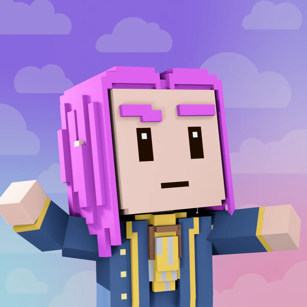 Pirate #6912 voxel render