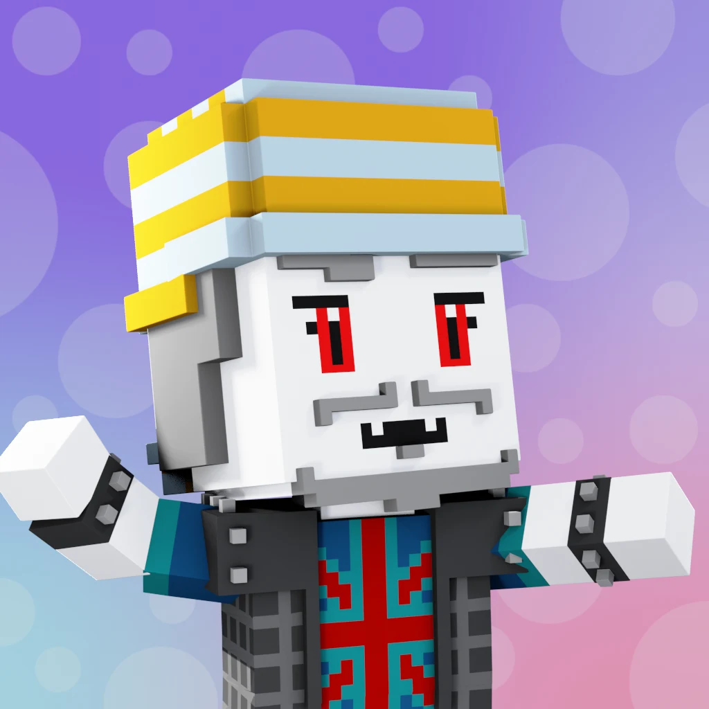 Pirate #6913 voxel render