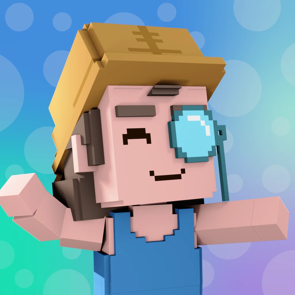 Pirate #6914 voxel render