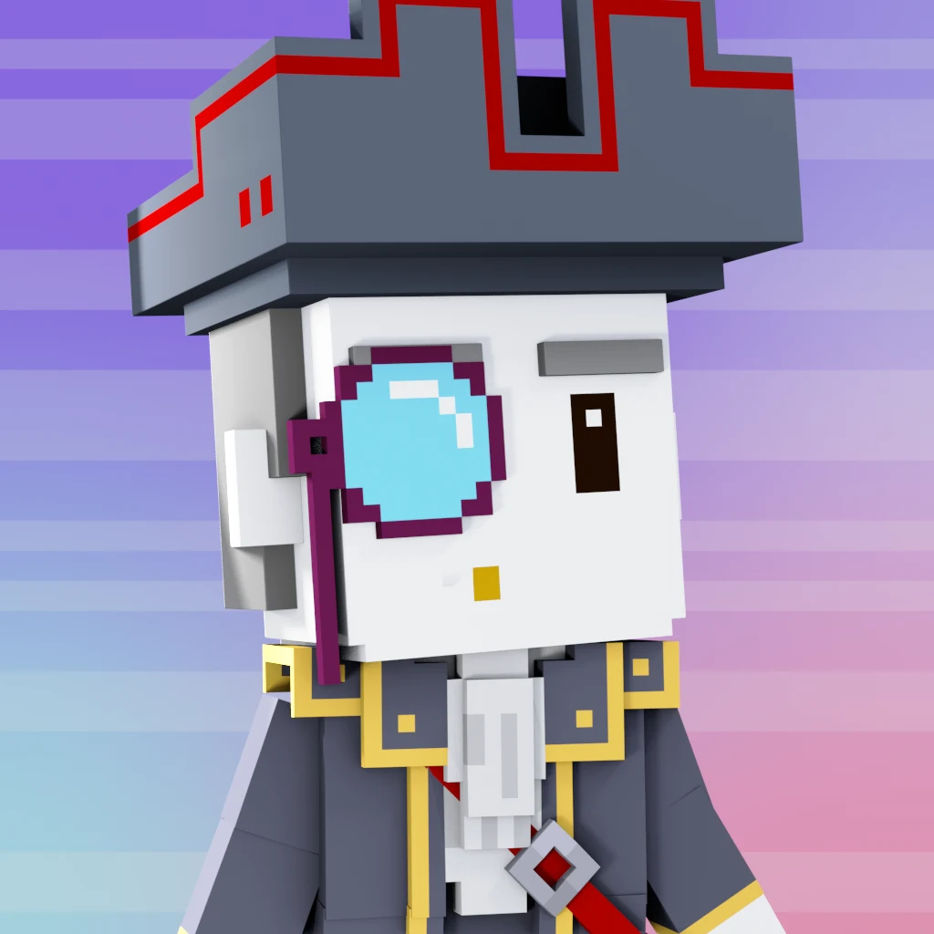Pirate #6915 voxel render
