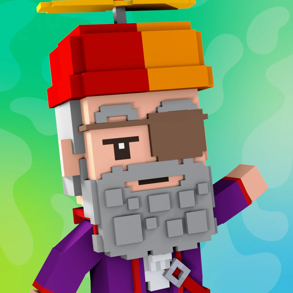 Pirate #6917 voxel render