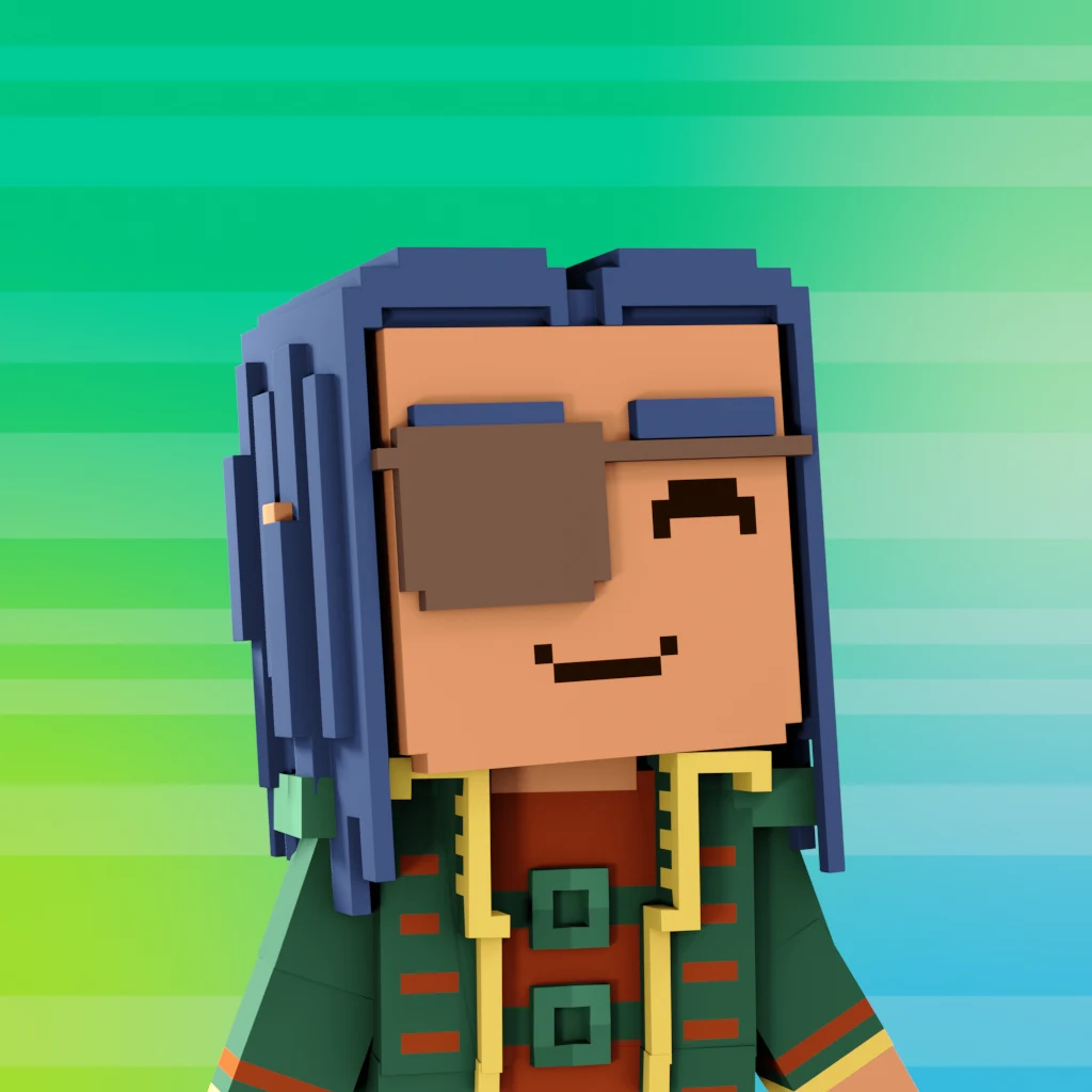 Pirate #6919 voxel render