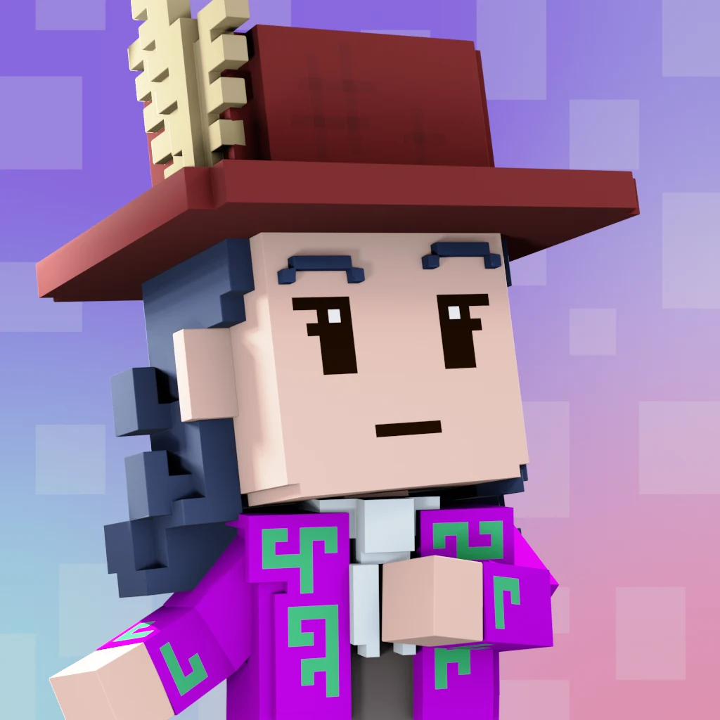 Pirate #692 voxel render