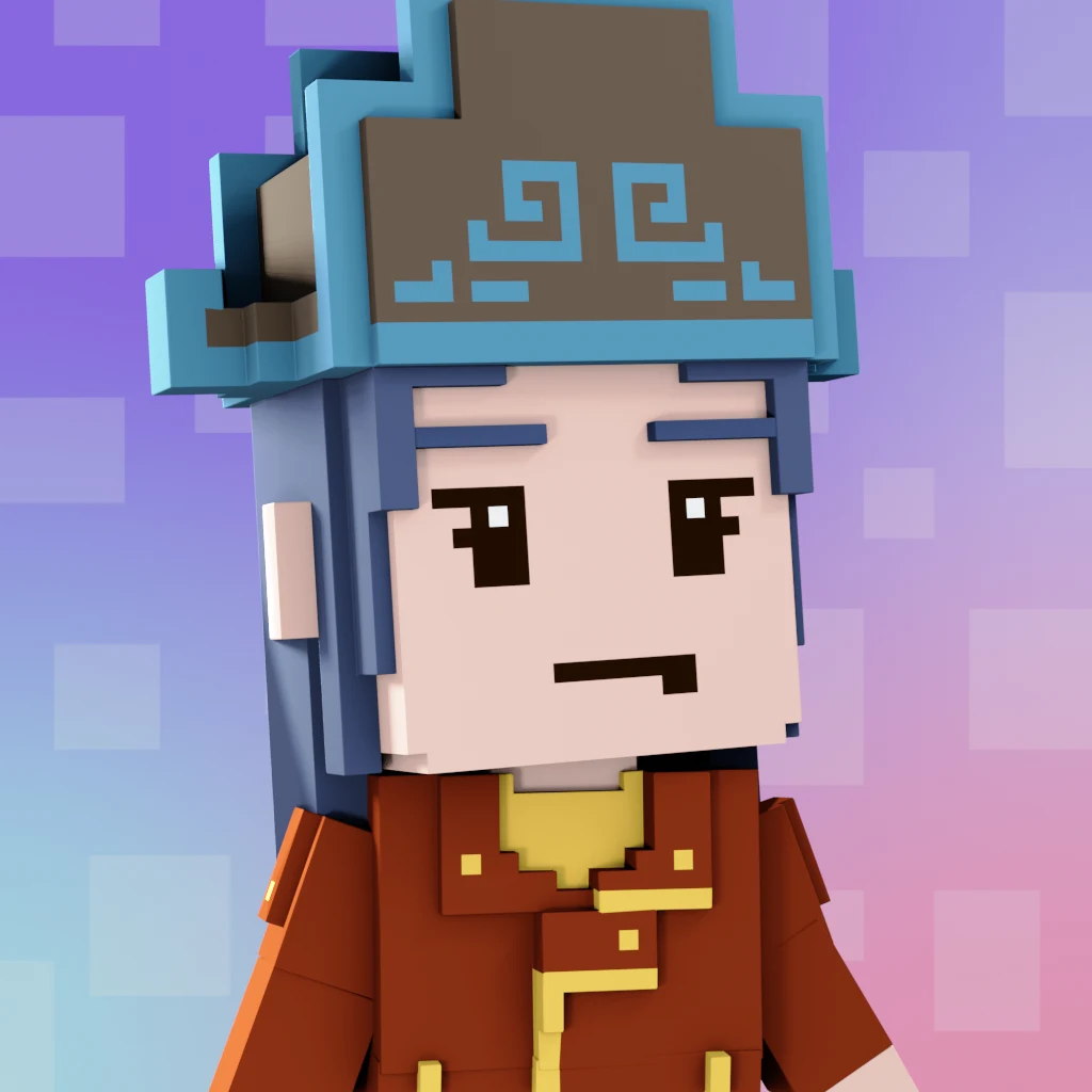 Pirate #6921 voxel render