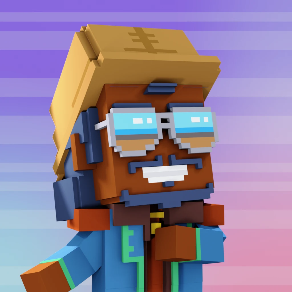 Pirate #6922 voxel render