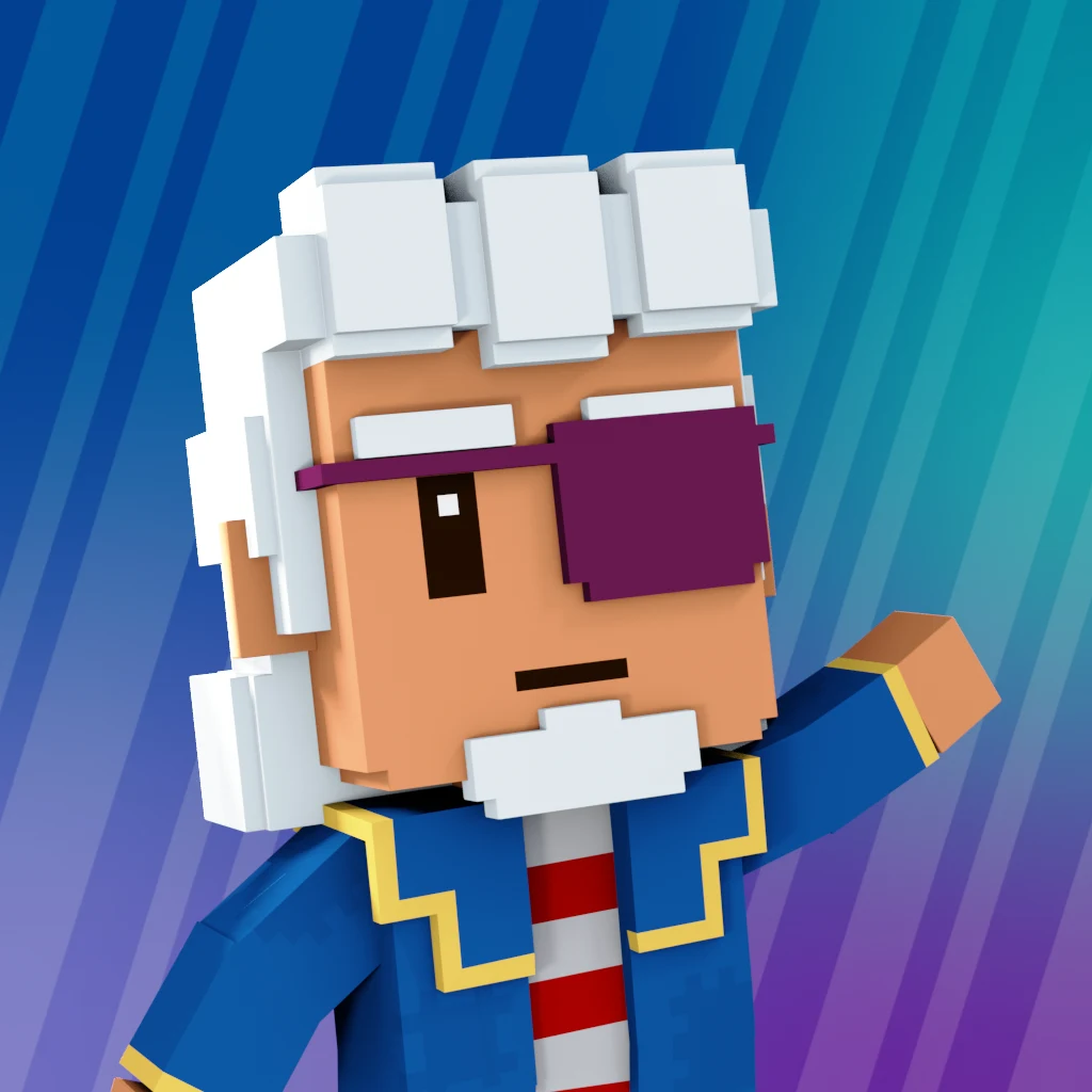 Pirate #6926 voxel render