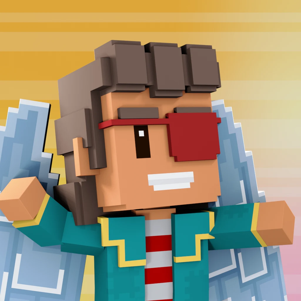 Pirate #6928 voxel render