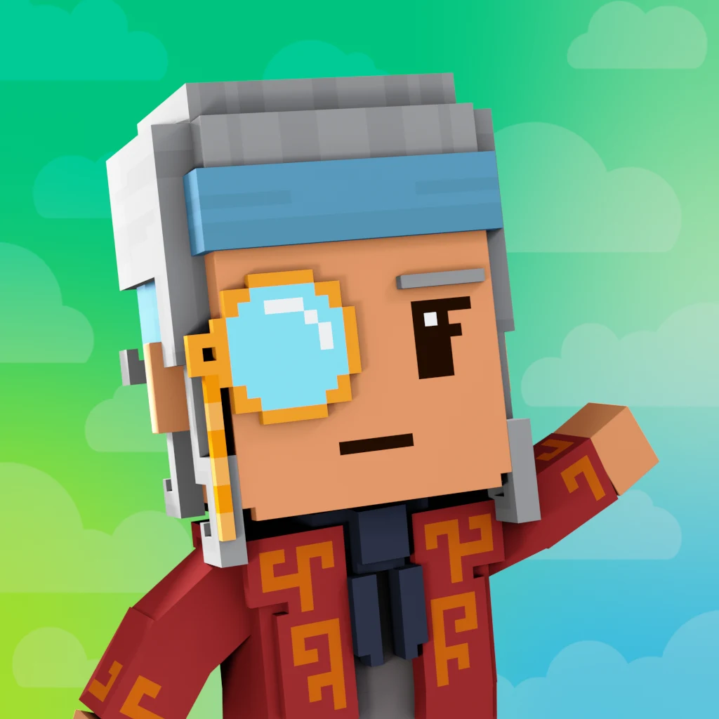 Pirate #6929 voxel render