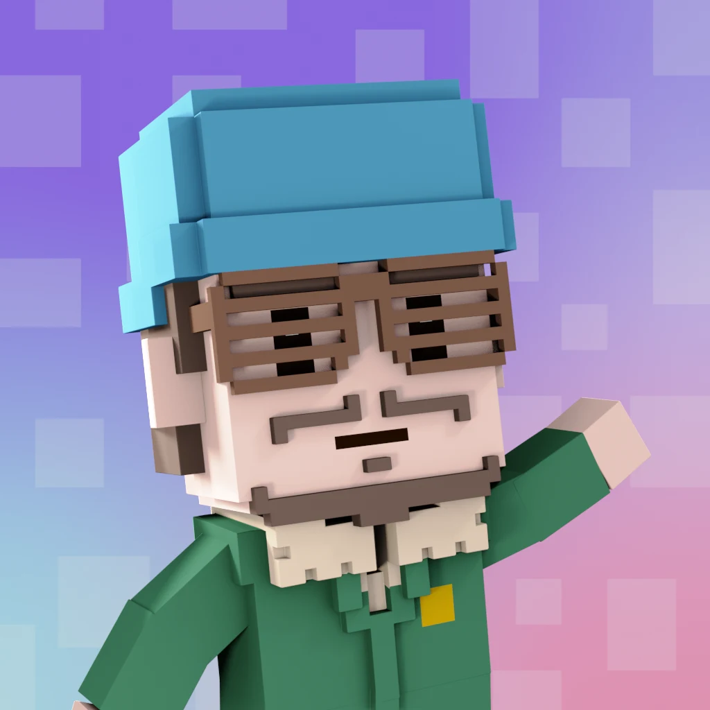 Pirate #6930 voxel render