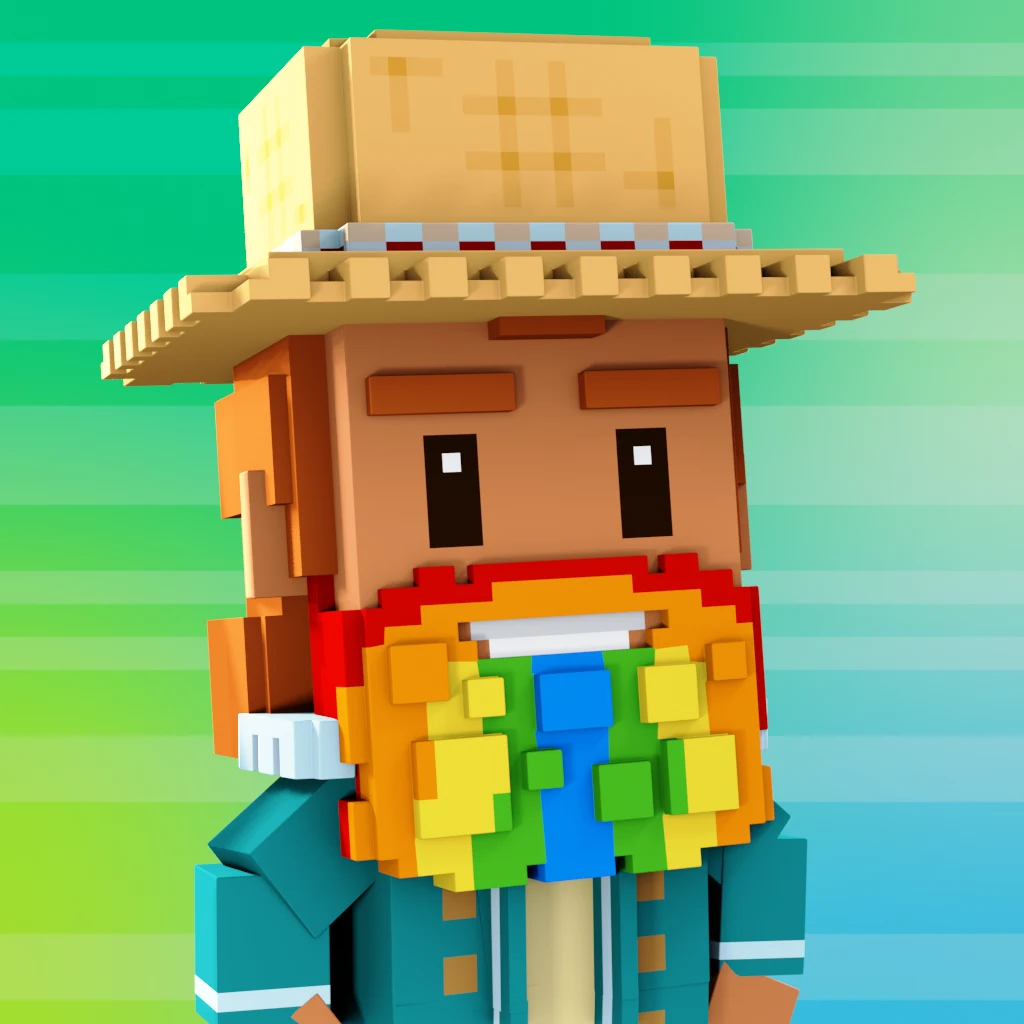 Pirate #6936 voxel render