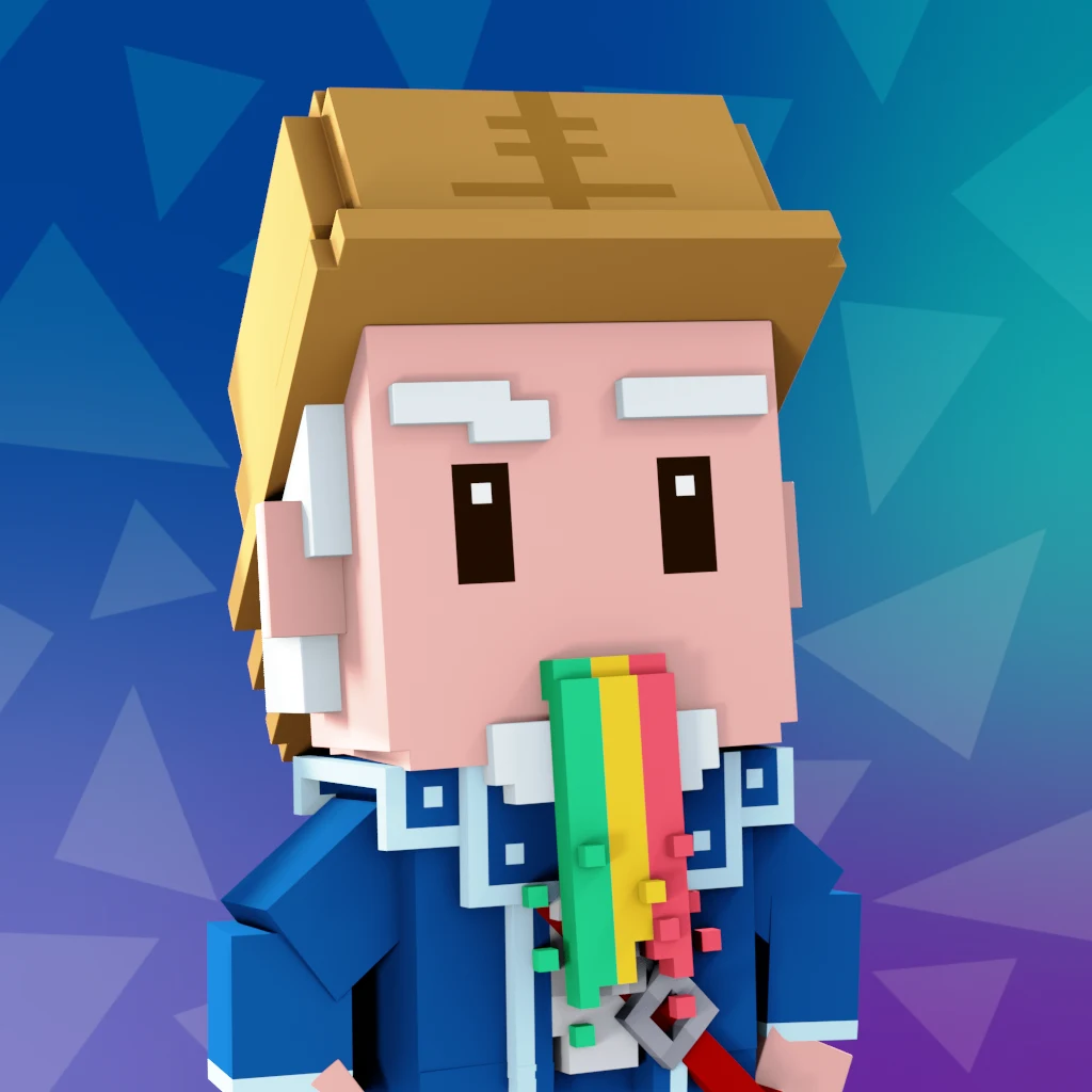 Pirate #694 voxel render