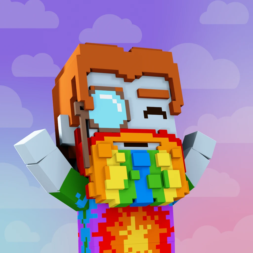 Pirate #6944 voxel render