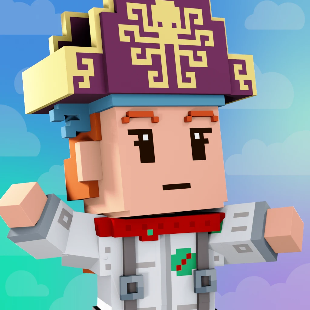 Pirate #6946 voxel render