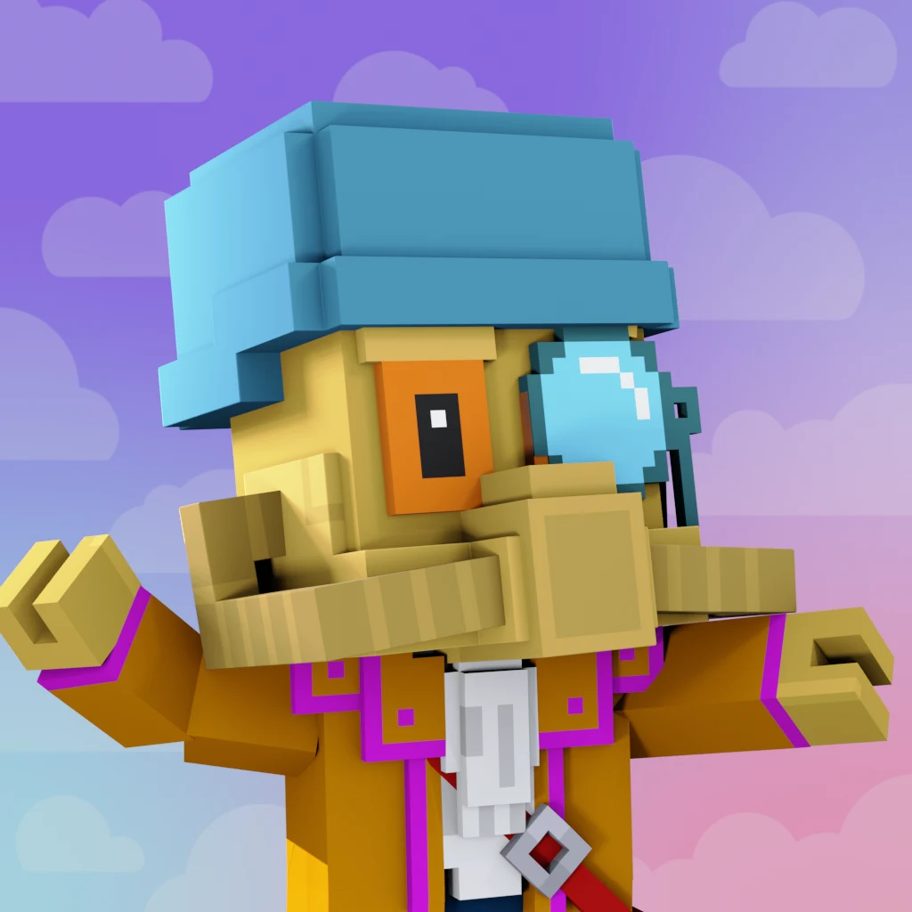 Pirate #6947 voxel render