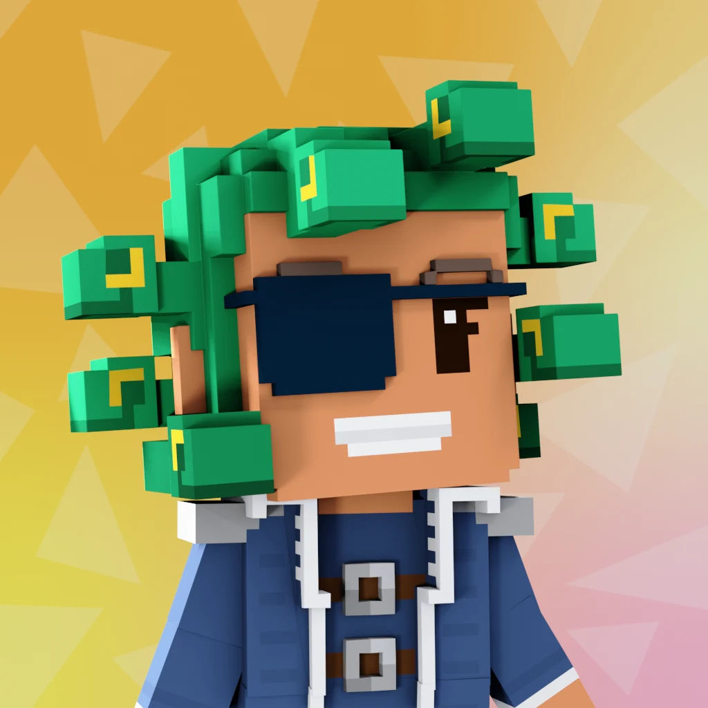 Pirate #6948 voxel render